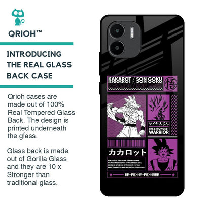 Strongest Warrior Glass Case for Redmi A1