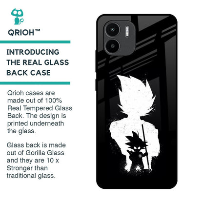 Monochrome Goku Glass Case for Redmi A1