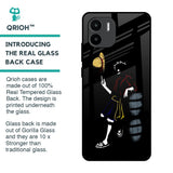 Luffy Line Art Glass Case for Redmi A1