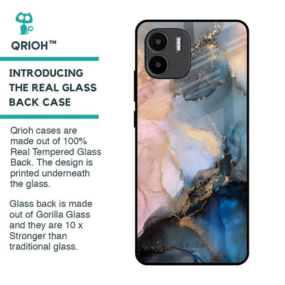 Marble Ink Abstract Glass Case for Redmi A1