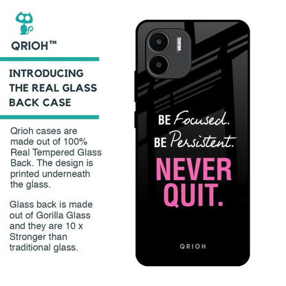 Be Focused Glass Case for Redmi A1