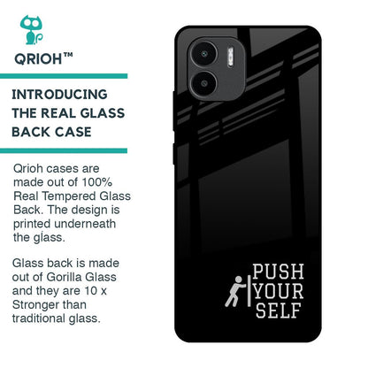 Push Your Self Glass Case for Redmi A1
