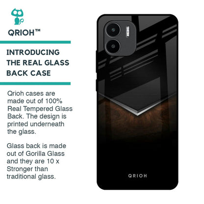 Dark Walnut Glass Case for Redmi A1