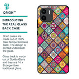 Multicolor Mandala Glass Case for Redmi A1