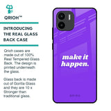 Make it Happen Glass Case for Redmi A1