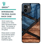 Wooden Tiles Glass Case for Redmi A1