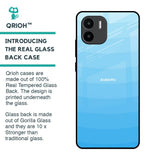 Wavy Blue Pattern Glass Case for Redmi A1
