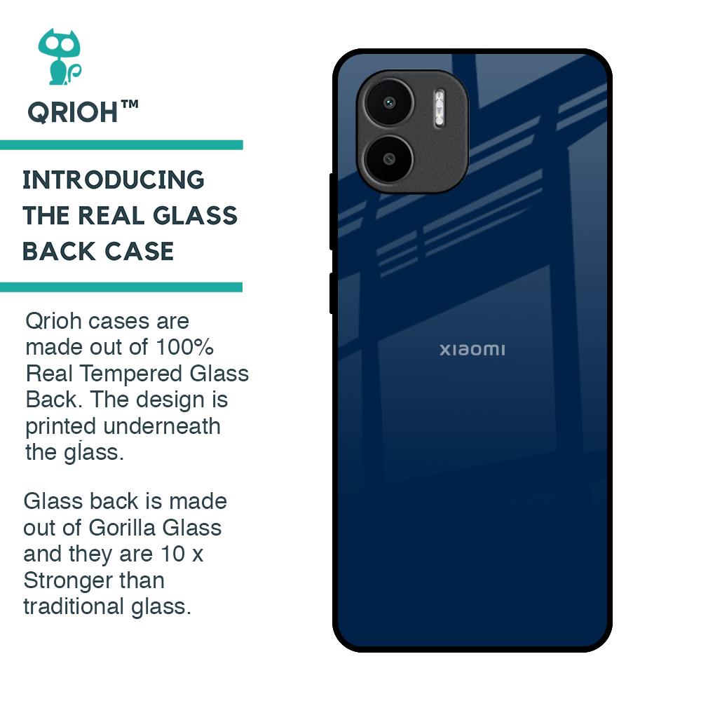 Royal Navy Glass Case for Redmi A1