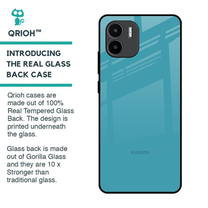 Oceanic Turquiose Glass Case for Redmi A1