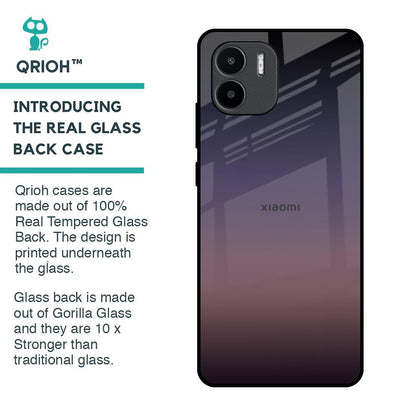 Grey Ombre Glass Case for Redmi A1