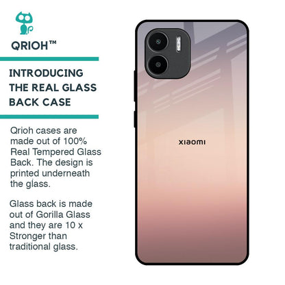 Golden Mauve Glass Case for Redmi A1