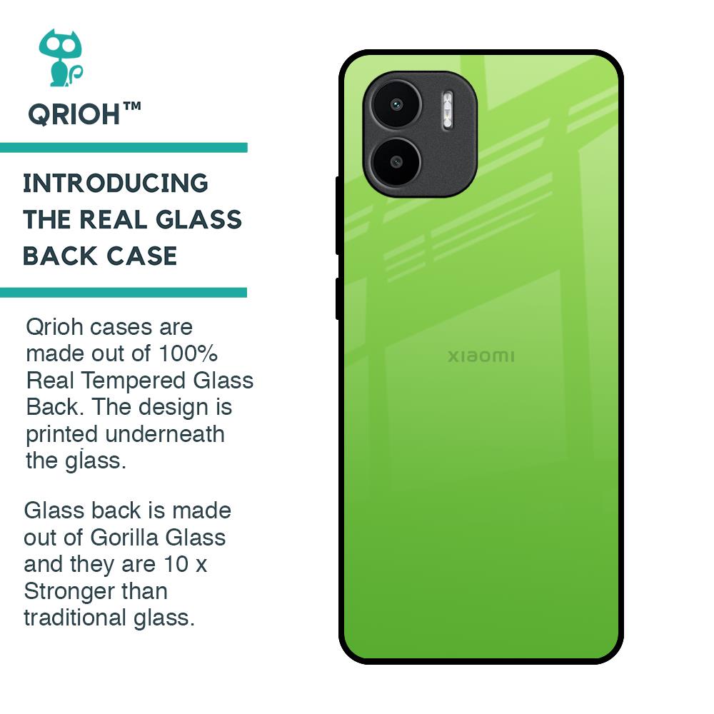Paradise Green Glass Case For Redmi A1