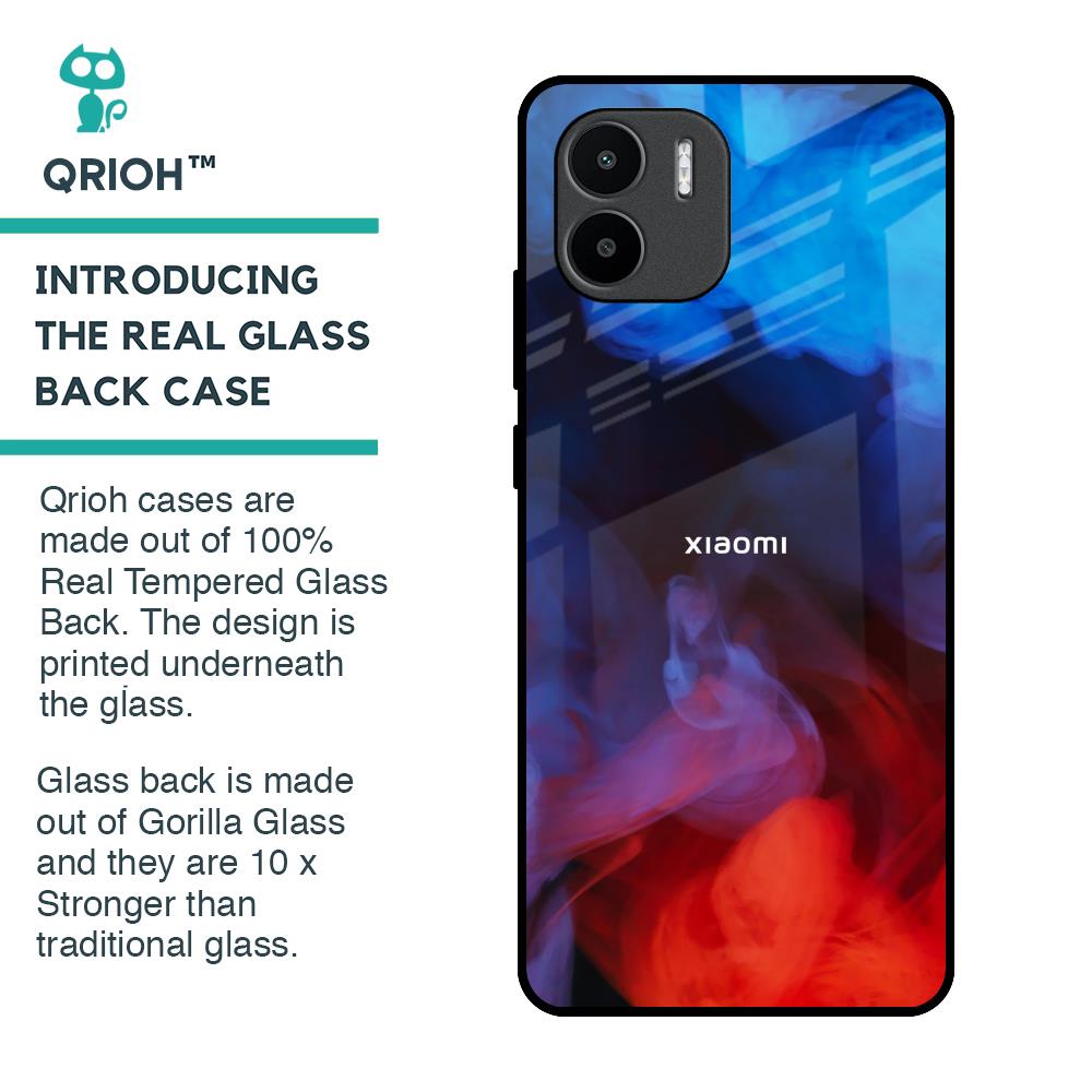 Dim Smoke Glass Case for Redmi A1