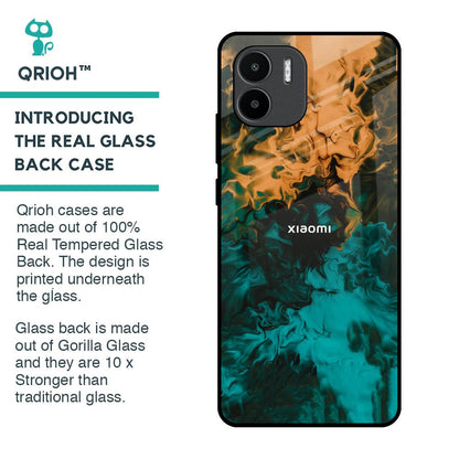 Watercolor Wave Glass Case for Redmi A1