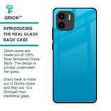 Blue Aqua Glass Case for Redmi A1