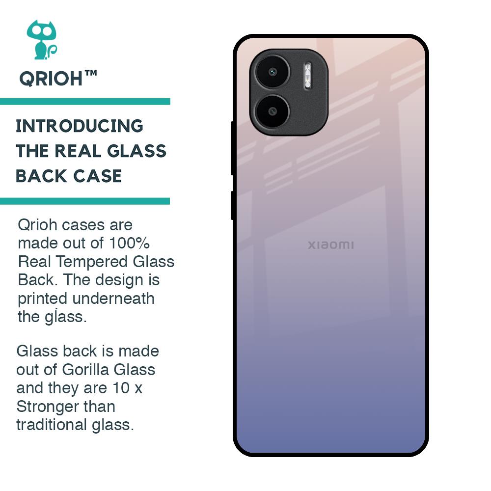 Rose Hue Glass Case for Redmi A1