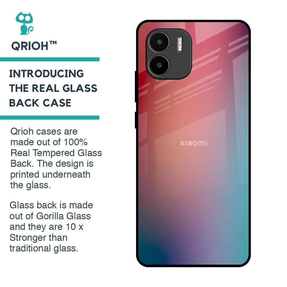 Dusty Multi Gradient Glass Case for Redmi A1