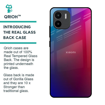 Magical Color Shade Glass Case for Redmi A1