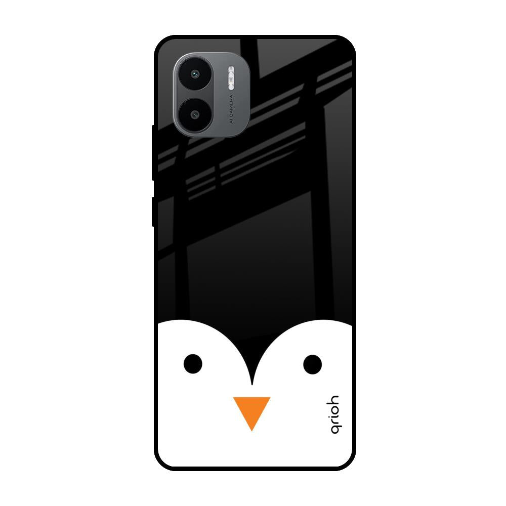 Cute Penguin Redmi A1 Glass Cases & Covers Online