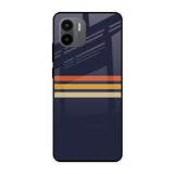 Tricolor Stripes Redmi A1 Glass Cases & Covers Online