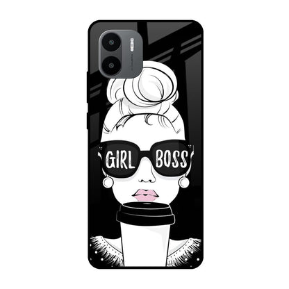 Girl Boss Redmi A1 Glass Cases & Covers Online