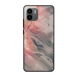Pink And Grey Marble Redmi A1 Glass Cases & Covers Online