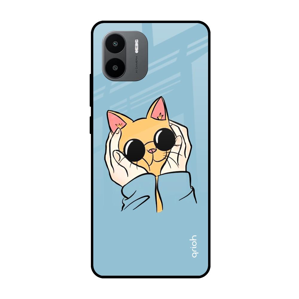 Adorable Cute Kitty Redmi A1 Glass Cases & Covers Online