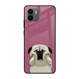 Funny Pug Face Redmi A1 Glass Cases & Covers Online
