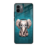Adorable Baby Elephant Redmi A1 Glass Cases & Covers Online