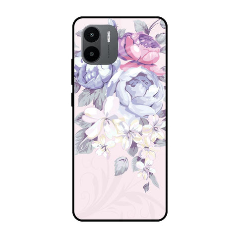 Elegant Floral Redmi A1 Glass Cases & Covers Online