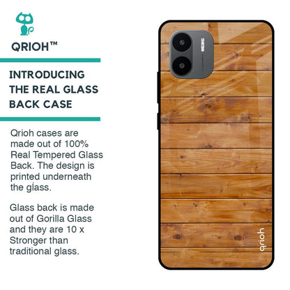 Timberwood Glass Case for Redmi A1