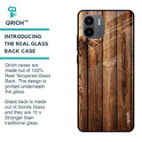 Timber Printed Glass case for Redmi A1