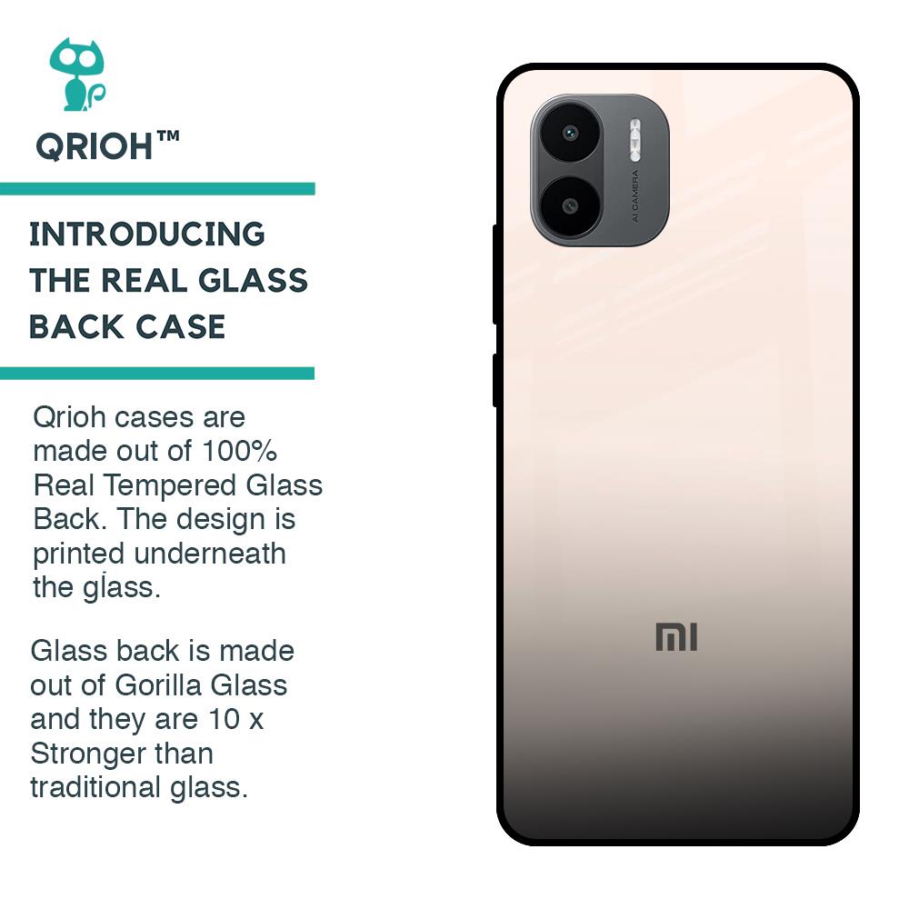 Dove Gradient Glass Case for Redmi A1