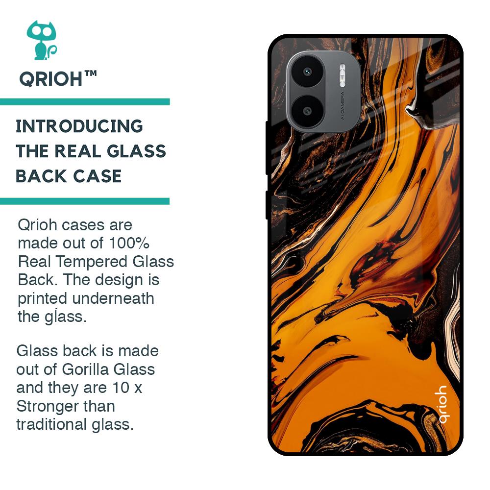 Secret Vapor Glass Case for Redmi A1