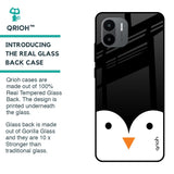 Cute Penguin Glass Case for Redmi A1