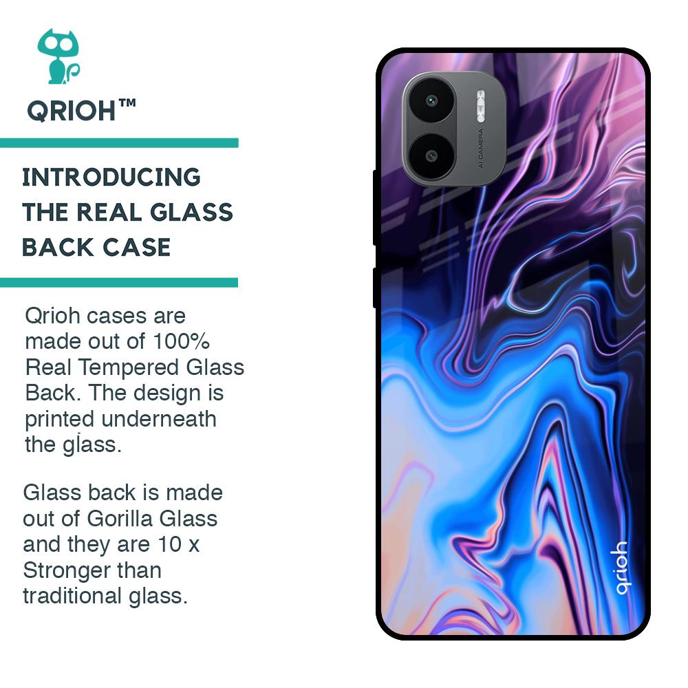 Psychic Texture Glass Case for Redmi A1