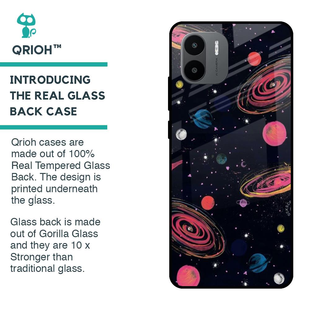 Galaxy In Dream Glass Case For Redmi A1