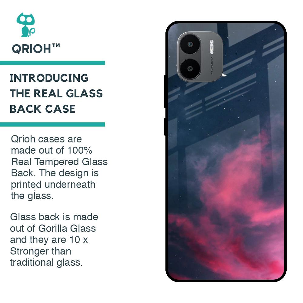 Moon Night Glass Case For Redmi A1