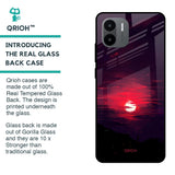 Morning Red Sky Glass Case For Redmi A1