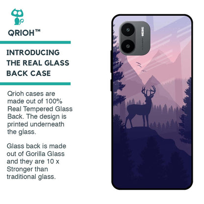 Deer In Night Glass Case For Redmi A1