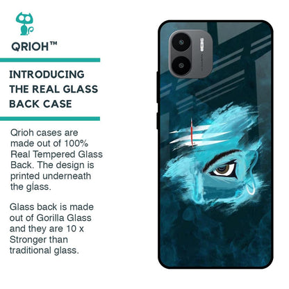 Power Of Trinetra Glass Case For Redmi A1