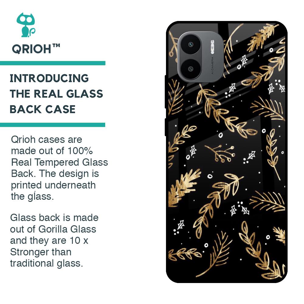Autumn Leaves Glass case for Redmi A1