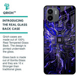 Techno Color Pattern Glass Case For Redmi A1