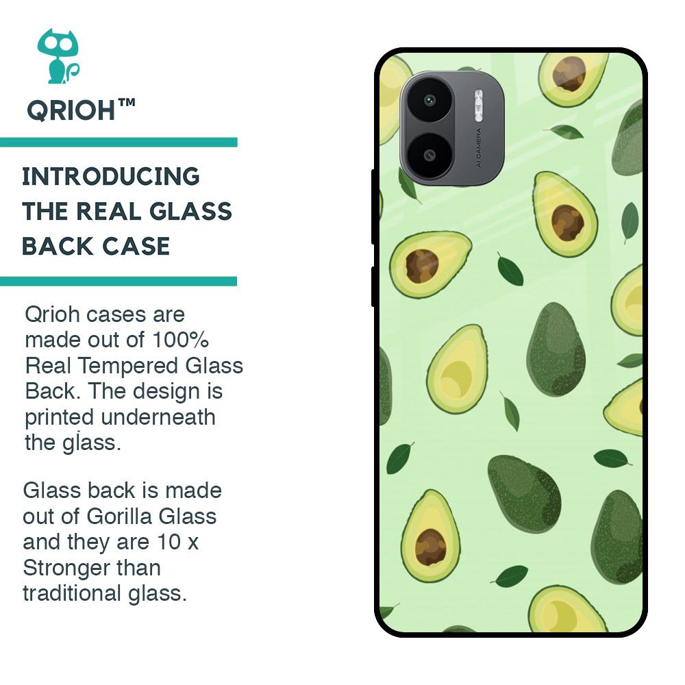 Avocado Green Glass Case For Redmi A1