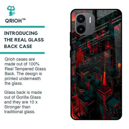 City Light Glass Case For Redmi A1