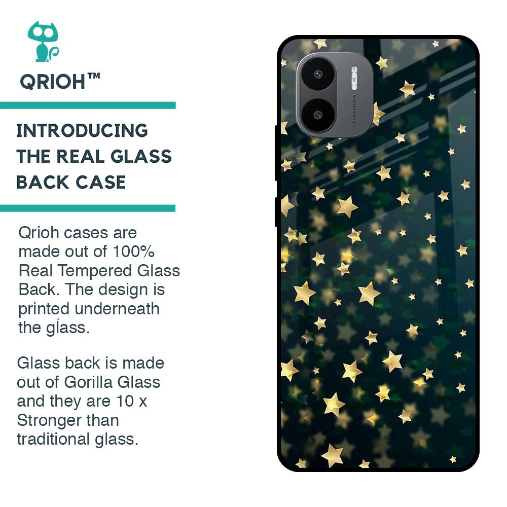 Dazzling Stars Glass Case For Redmi A1