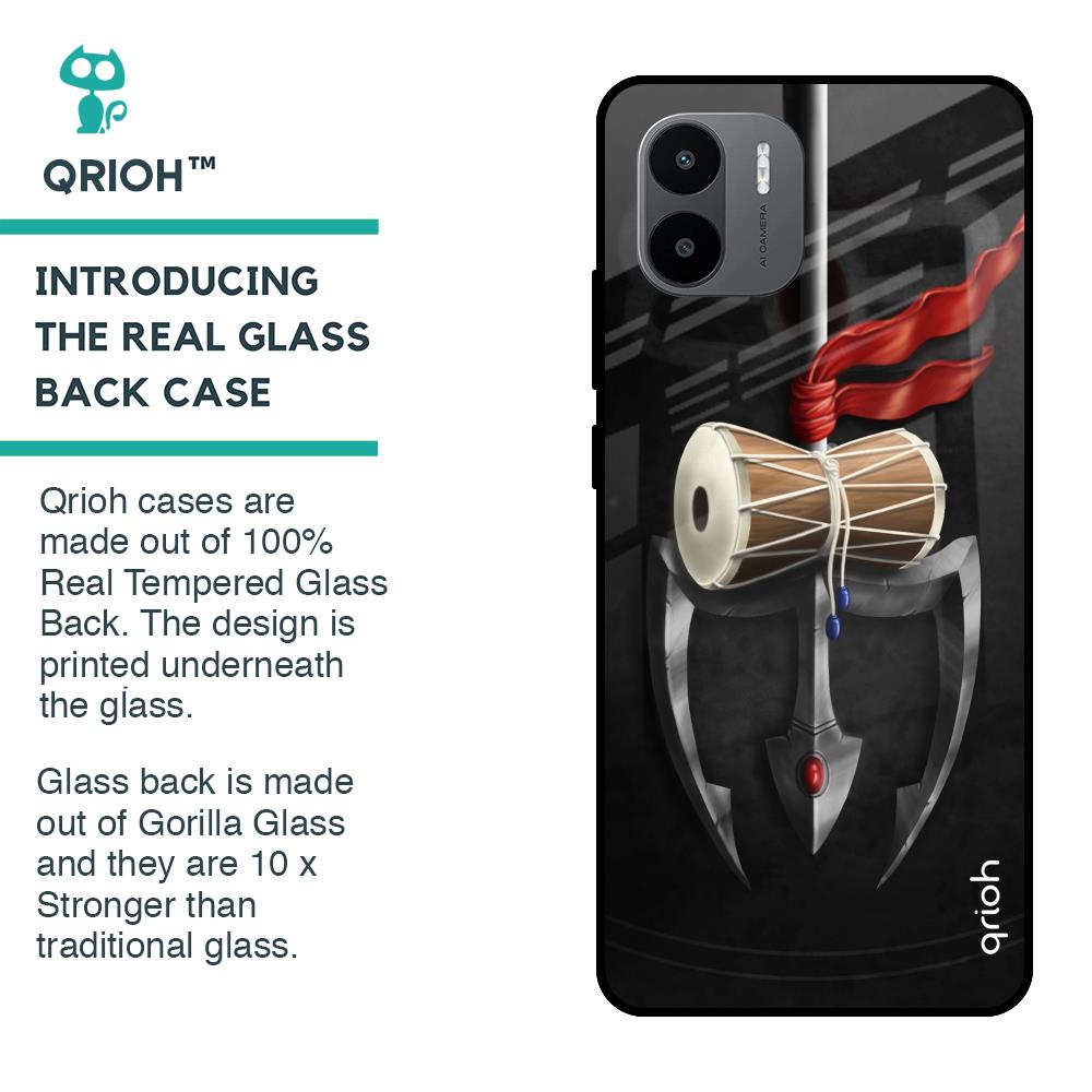 Power Of Lord Glass Case For Redmi A1