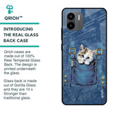 Kitty In Pocket Glass Case For Redmi A1