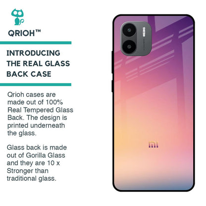 Lavender Purple Glass case for Redmi A1