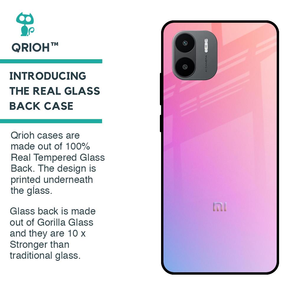 Dusky Iris Glass case for Redmi A1
